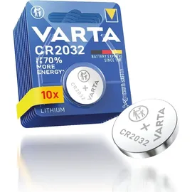 Varta Lithium Knopfzelle CR2032, ersetzt DL2032 IEC CR2032 5er Blister