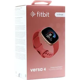 Fitbit Versa 4 aluminium kupferrosé/sandrosa