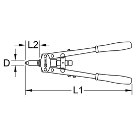 KS Tools Blindnietzange 150.9625
