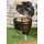 Rosenstein & Söhne 2in1-Kamado-Keramik-Kugelgrill schwarz