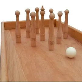 Holz Bi-Ba-Butze Kegelbahn