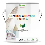 derendo Wandfarbe Weiß 2,5l – Kinderzimmer Farbe