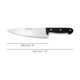 Arcos Universal CHEFS KNIFE 200MM GRANTON EDGE