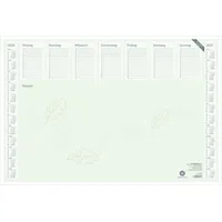 Zettler Papier-Schreibunterlage Natura 60x40cm RC mit Kalendarium