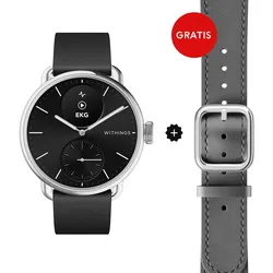 Withings Scanwatch 2 - black 38mm + Gratis Withings Lederarmband