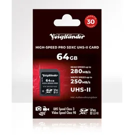 Voigtländer Prof. High-Speed SDXC 64GB UHS-II