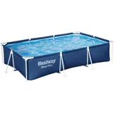 BESTWAY Steel Pro Frame Pool 300 x 201 x 66 cm inkl. Filterpumpe