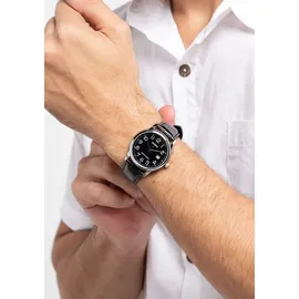 Casio MTP-V002L-1B Leder 40 mm ZEGAREK MĘSKI CASIO MTP-V002L-1BUDF