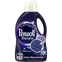 Perwoll Flüssigwaschmittel Blütenmeer Schwarz Feinwaschmittel 1,38L 25 Wäschen
