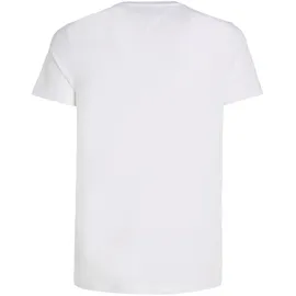 Tommy Hilfiger Core Stretch Slim Fit C Kurzarm-T-Shirt White 3XL