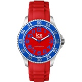 ICE-Watch ICE steel Spider - Silbergraue Jungenuhr mit Silikonarmband - 020364 (Small)