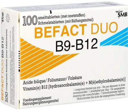Befact Duo B9-B12 100 Schmelztabletten