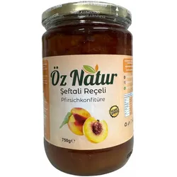 Öz Natur | Pfirsich Konfitüre Türkischer Art 0,75 kg