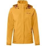 Vaude Escape Light Jacket gelb, wasserdichte Outdoor-Jacke, atmungsaktiver Windbreaker mit Kapuze, Klimaschonende Wanderjacke, 36
