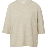 s.Oliver Kurzarmpullover Strickpullover Beige 34
