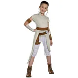 Rubie ́s Kostüm Star Wars 9 Rey - Jedi Kriegerin Kinderkostüm, Kinderkostüm der Heldin aus 'Der Aufstieg Skywalkers' grau 116