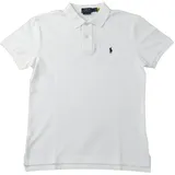 Ralph Lauren Custom Slim Fit Piquet Poloshirt weiß M