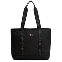 Tommy Jeans Damen Tote Bag Tasche Daily Mittelgroß, Schwarz