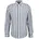 Herren Hemd Regular Cotton Linen Stripe Shirt Leinen-Baumwoll-Mix M