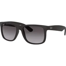 Ray-Ban Justin RB4165 601/8G 54 rubber black / grey gradient