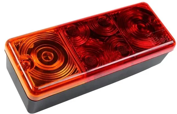 LAS Auto und Campingzubehör 3-Kammer-leuchte länglich DDR Rückleuchte Trägersyteme,Beleuchtung, Anhänger  10128