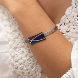 ZEEme Edelstahl mit Titan mehrfarbig 17+3cm lang