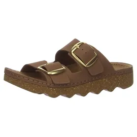 ROHDE Damen Pantolette Leder Zweischnaller mit Plateausohle Alassio 6229, Größe:38 EU