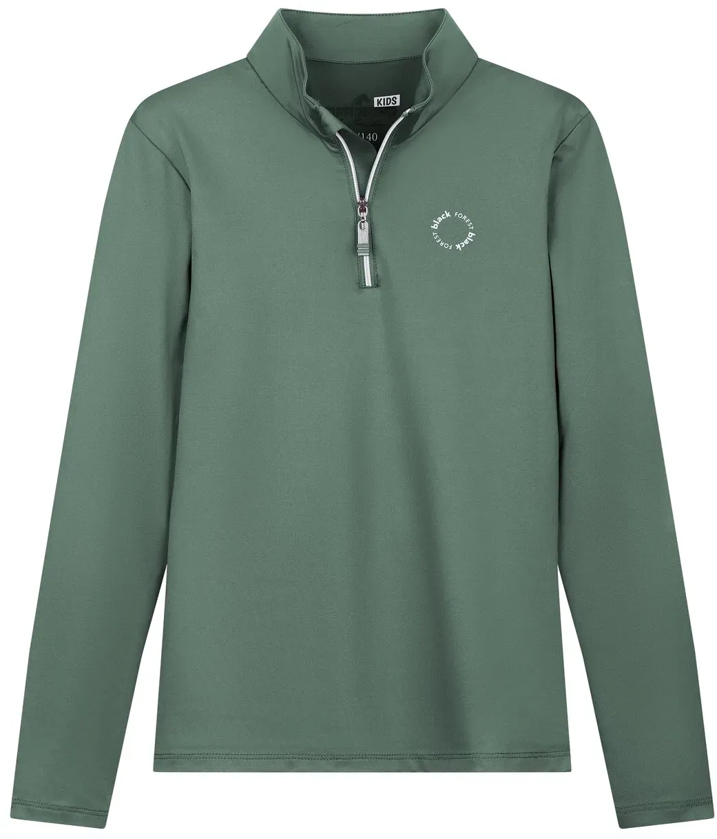 black forest kids Funktions-Langarmshirt pine green 134/140