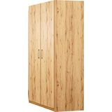 Priess Eckkleiderschrank »Lindau«, astkernbuchefarben, , 86444160-0 B/H/T: 135 cm x 193 cm x 54 cm