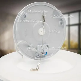 Briloner LED Deckenleuchte 1 rund weiß