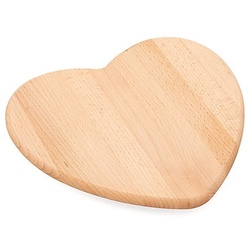 Holz-Schneidebrett "Herz", 28 x 27 cm