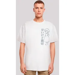 T-Shirt F4NT4STIC "Heidi Hello Heidi", Herren, Gr. S, weiß, Obermaterial: 100% Baumwolle, casual, oversize, Rundhals, Kurzarm ohne Bündchen, Shirts, Retro, Heroes of Childhood, TV Serie