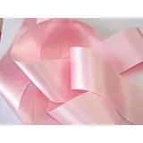 La Mercerie 22355-0050-0004 Satinband, Stoff, 0004 Rosa, 25 m x 50 mm, meter