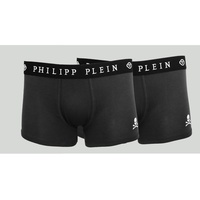Philipp Plein Herren Boxershorts Skull 2er Pack Black Gr. L