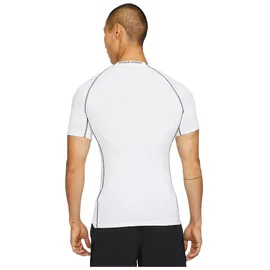Nike Pro Dri-FIT Funktionsshirt kurzarm Herren white/black/black XL