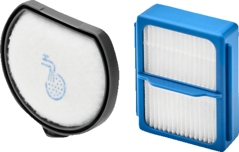 AEG ASKQX9 Filterset für QX9 (Doppelpack, 1 Vormotorfilter, 1 Hygienefilter, Staubsauger Filter, waschbar, regelmäßiger Filtertausch, verbesserte Saugleistung, passgenau) schwarz
