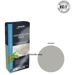 Bostik Ardacolor Flex Fuge Fliesen Fugenmörtel 25Kg sandgrau