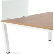 Rocada Trennwand 40x70cm Glas (Doppeltische Melaminplatte).