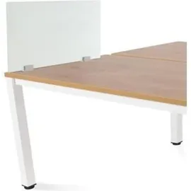 Rocada Trennwand 40x70cm Glas (Doppeltische Melaminplatte).