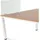 Rocada Trennwand 40x70cm Glas (Doppeltische Melaminplatte).