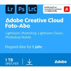 CREATIVE CLOUD PHOTOGRAPHY PLAN 1TB 1Y - [Multiplattform]