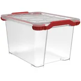 Rotho Aufbewahrungsbox Evo Total inkl. Deckel 44 L transparent