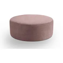 MID.YOU Polsterhocker Cord 103 x 39 x 103 cm Rosa