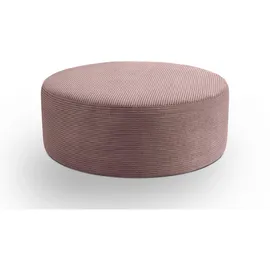 MID.YOU Polsterhocker Cord 103 x 39 x 103 cm Rosa