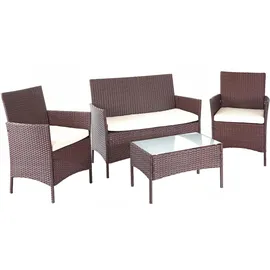 MCW MCW-D82 Set 4-tlg. braun meliert/creme