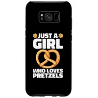 Hülle für Galaxy S8+ Just A Girl Who Loves Brezel/Brezel Day Brezel