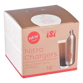 iSi Nitro Chargers - Nitrokapseln 16 Stk.)"