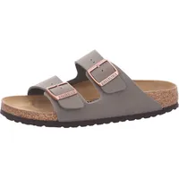 Birkenstock Arizona Birko-Flor Nubuk schmal stone 48