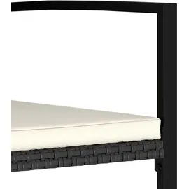 vidaXL Gartenstuhl 59,2 x 67,7 x 38,2 cm schwarz 4 St.