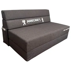 Phoenix Schlafcouch Webstoff 2-Sitzer Grau